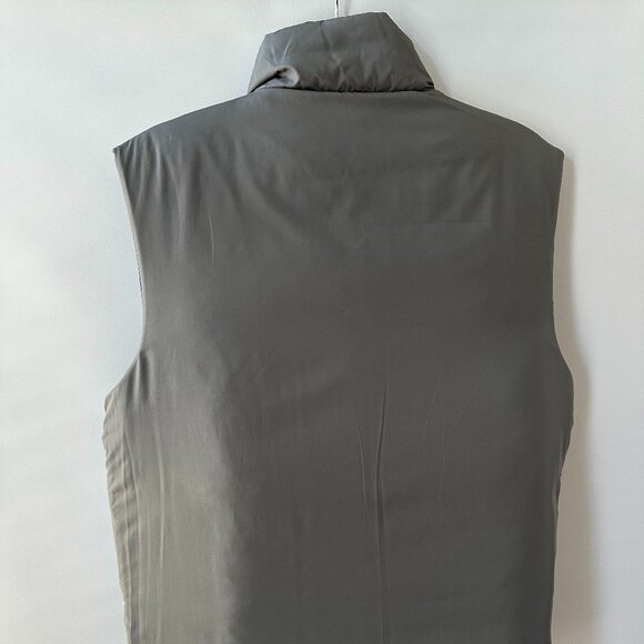 Merona Reversible Black & Grey Medium Padded Vest Jacket - Picture 4 of 14